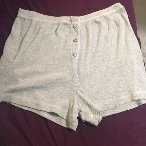 Grey loose shorts very comfy for night time